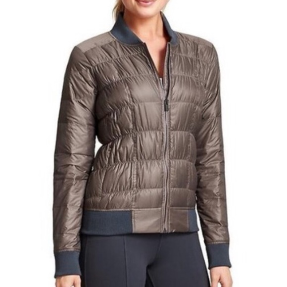 Athleta down bomber style jacket